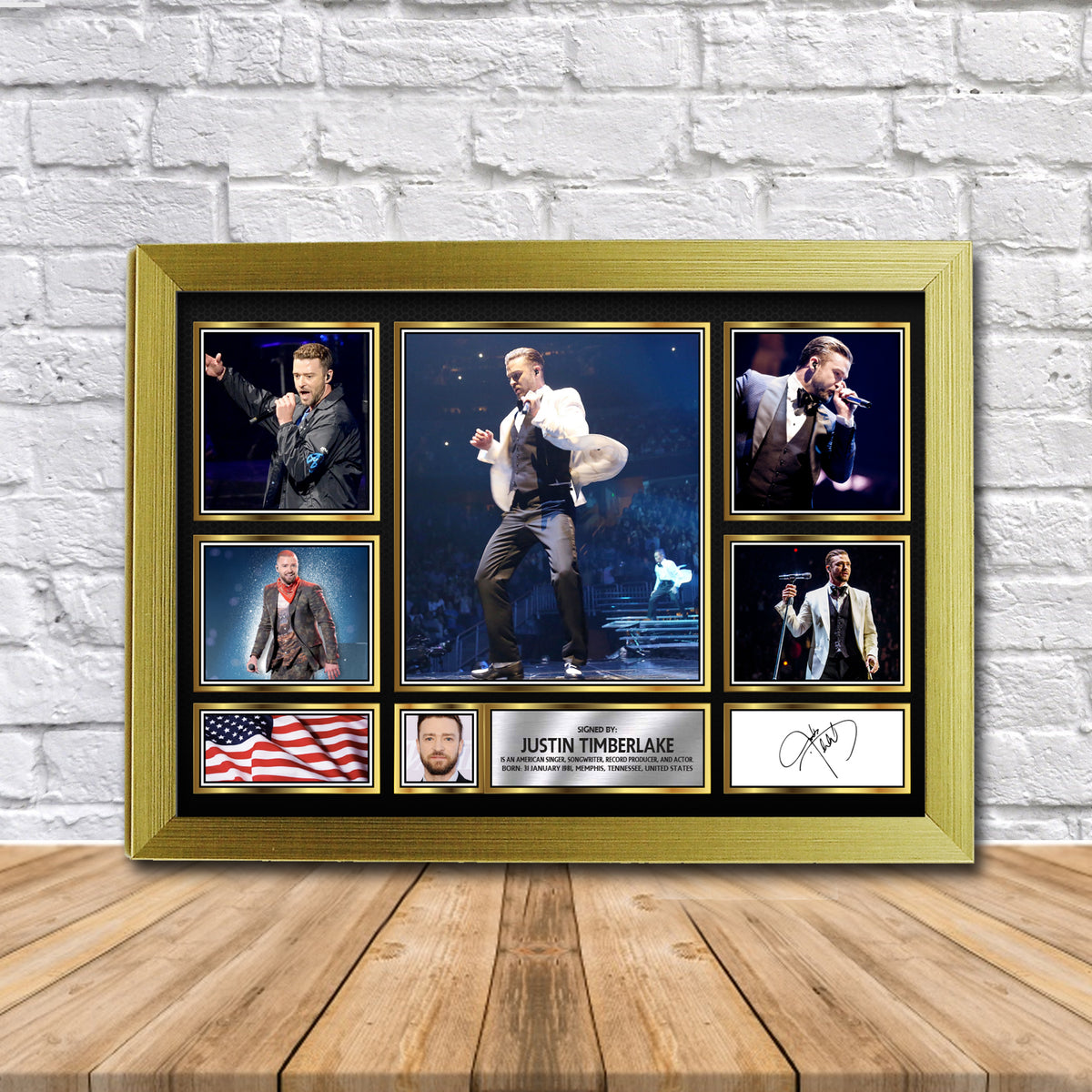 Justin Timberlake Music Gift Framed Printed Signature Star Poster Print Wall Art Gift – Justin Timberlake Music Gift Framed Printed Signature Star Poster Print Wall