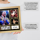 Justin Gaethje Signed Poster Print – UFC MMA Champion Collectible Wall Art – Mixed Martial Arts Memorabilia Gift for UFC Fans – Home, Office & Man Cave Décor
