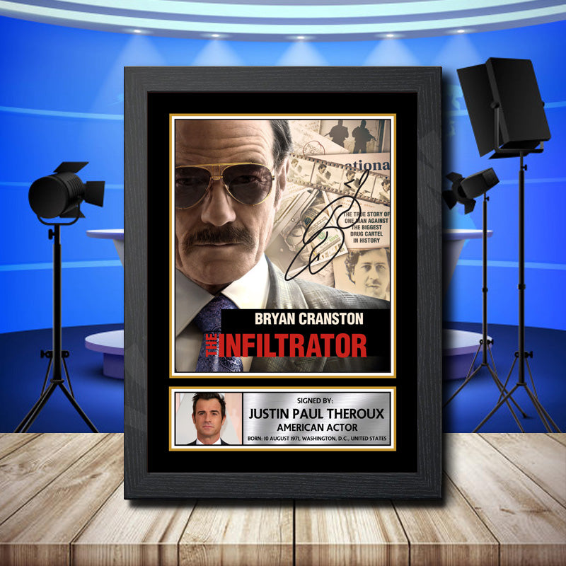 Justin Theroux 1 Printed Signature Television Star Poster Print Framed Wall Art Gift – Justin Theroux 1 Printed Signature Television Star Poster Print