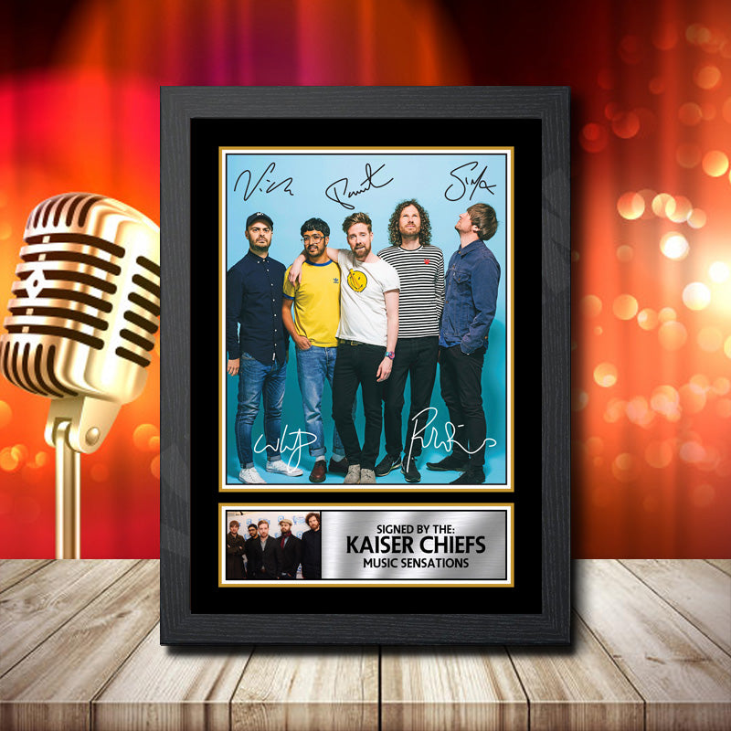 Kaiser Chiefs – Printed Signature Music Star Print – Kaiser Chiefs