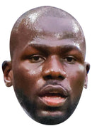 Kalidou Koulibaly Face Mask – Senegal Football Defender Inspired Card Face Mask, Soccer Fan Party Accessory, Sports Supporter Fancy Dress Prop