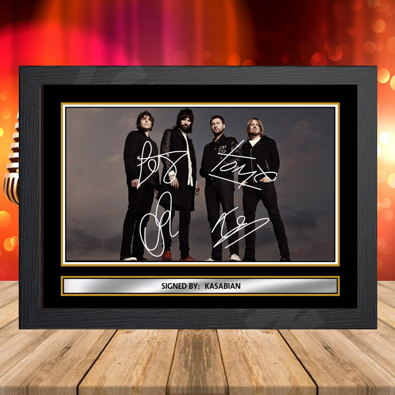 Kasabian 4 – Printed Signature Music-Landscape Star Print – Kasabian 4