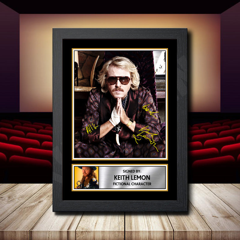 Keith Lemon Printed Signature Movie Star Poster Print Framed Wall Art Gift – Keith Lemon Printed Signature Movie Star Poster Print