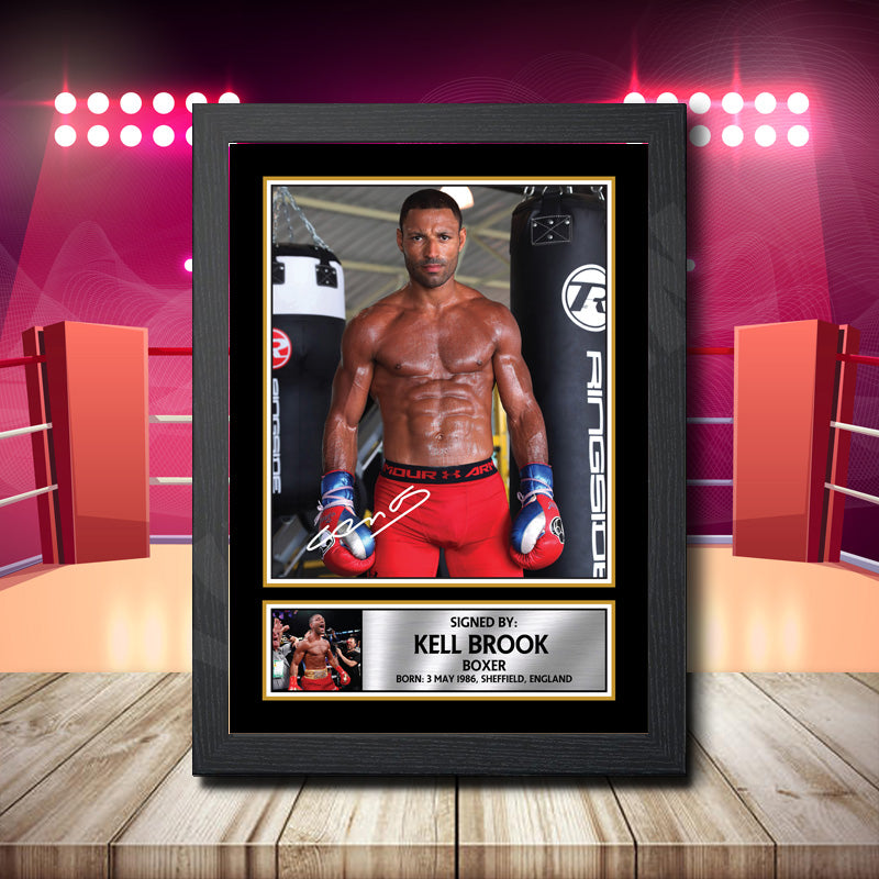 Kell Brook Remake Printed Signature Boxing Star Poster Print Framed Wall Art Gift – Kell Brook Remake Printed Signature Boxing Star Poster Print