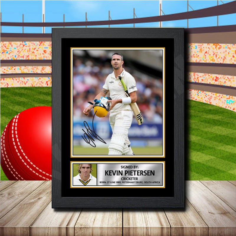 Kevin Pietersen 2 Printed Signature Cricket Star Poster Print Framed Wall Art Gift – Kevin Pietersen 2 Printed Signature Cricket Star Poster Print