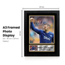 Kiernan Dewsbury-Hall Printed Autograph Poster – England & Everton Football Star Wall Art – Soccer Player Memorabilia Poster Print