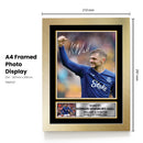 Kiernan Dewsbury-Hall Printed Autograph Poster – England & Everton Football Star Wall Art – Soccer Player Memorabilia Poster Print