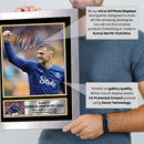 Kiernan Dewsbury-Hall Printed Autograph Poster – England & Everton Football Star Wall Art – Soccer Player Memorabilia Poster Print