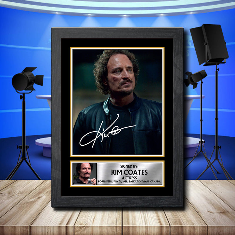 Kim Coates Printed Signature Television Star Poster Print Framed Wall Art Gift – Kim Coates Printed Signature Television Star Poster Print