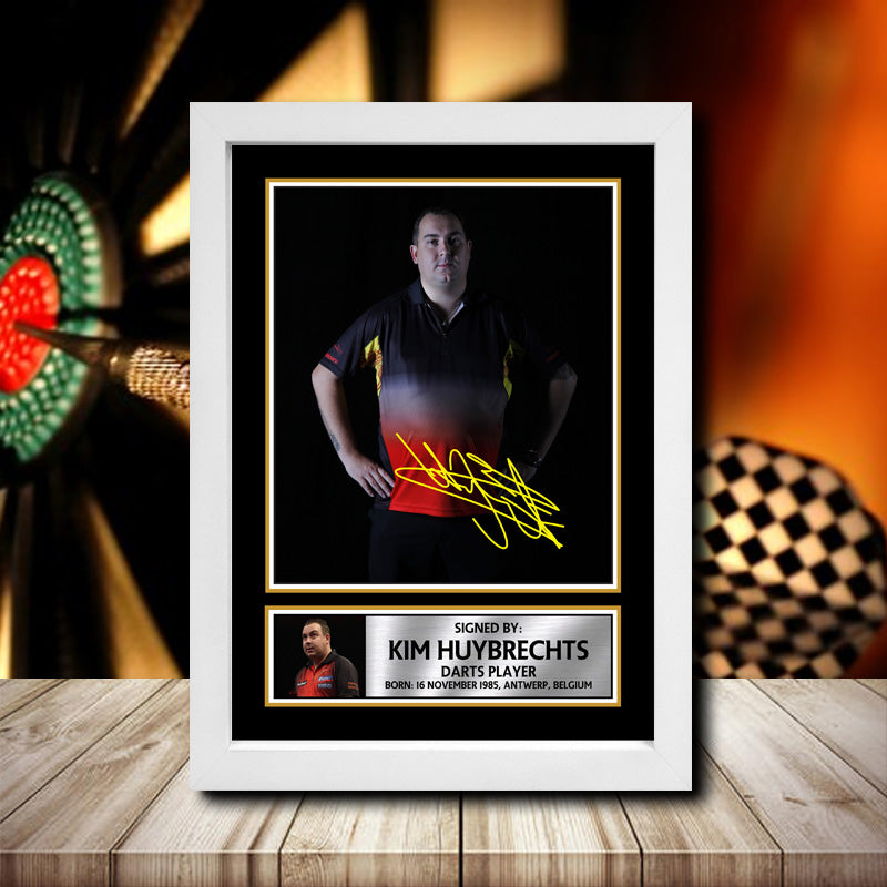 Kim Huybrechts Printed Signature Darts Star Poster Print Framed Wall Art Gift – Kim Huybrechts Printed Signature Darts Star Poster Print