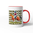 Rude Swear Word Printed Mug Design - KN*BJOCKEY (3 Colours)