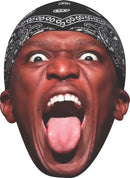 KSI Face Mask – YouTube Star & Boxer Mask for Stag Do, Hen Night, Fancy Dress & Costume Parties – Funny Adult Card Mask