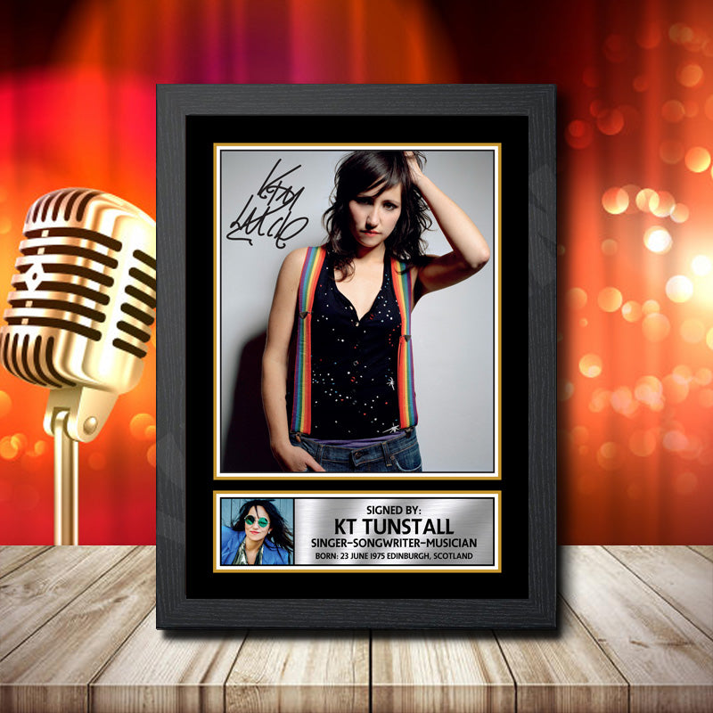 Kt Tunstall 1 – Printed Signature Music Star Print – Kt Tunstall 1
