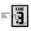Harry Kane Signed Poster Print – England National Team Captain Tribute Wall Art with Signature & Jersey Number 9 – Striker Memorabilia for Football Fans & Collectors