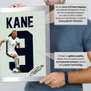 Harry Kane Signed Poster Print – England National Team Captain Tribute Wall Art with Signature & Jersey Number 9 – Striker Memorabilia for Football Fans & Collectors