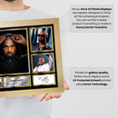Rappers Kanye West Framed Autographed Print - Limited Edition Autograph Fan Gift – Collectible Memorabilia Merchandise