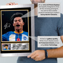 Kaoru Mitoma Signed Autographed Portrait Poster Print – Japan & Brighton & Hove Albion F.C. – Football Memorabilia Gift for Fans & Collectors