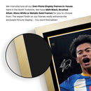 Kaoru Mitoma Signed Autographed Portrait Poster Print – Japan & Brighton & Hove Albion F.C. – Football Memorabilia Gift for Fans & Collectors