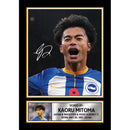 Kaoru Mitoma Signed Autographed Portrait Poster Print – Japan & Brighton & Hove Albion F.C. – Football Memorabilia Gift for Fans & Collectors