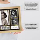 Katharine Hepburn Actors Framed Autographed Print - Limited Edition Autograph Fan Gift – Collectible Memorabilia Merchandise