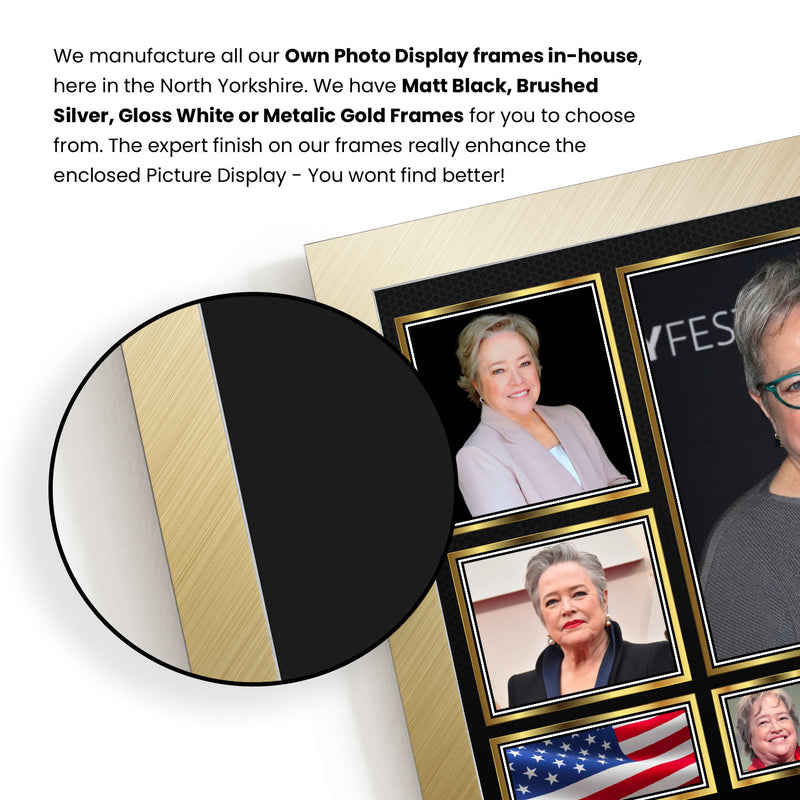 Kathy Bates Actors Framed Autographed Print - Limited Edition Autograph Fan Gift – Collectible Memorabilia Merchandise