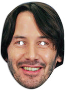 Keanu Reeves LF1 Celebrity Face Mask Fancy Dress Cardboard Costume Mask