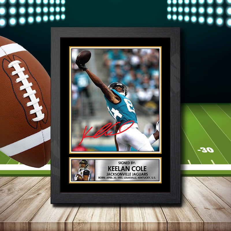 Keelan Cole – Printed Signature NFL Star Print – Keelan Cole