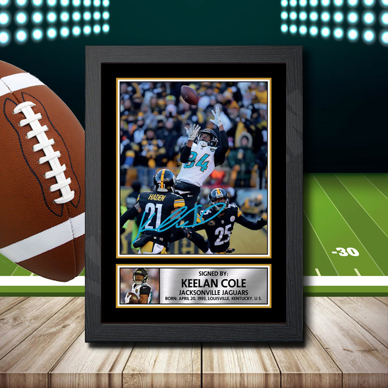 Keelan Cole 2 – Printed Signature NFL Star Print – Keelan Cole 2
