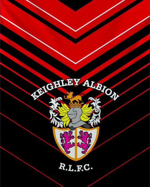 Keighley Albion Personalised Rugby Bath Towel