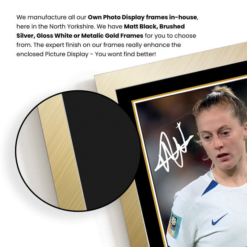 Keira Walsh Poster Print – England & Chelsea Midfield Maestro  – Framed or Unframed – Gift for Women’s Football Fans