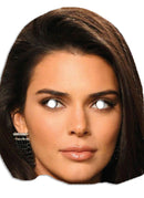 Kendall Jenner LF Celebrity Face Mask Fancy Dress Cardboard Costume Mask