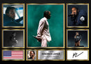 Rappers Kendrick Lamar Framed Autographed Print - Limited Edition Autograph Fan Gift – Collectible Memorabilia Merchandise