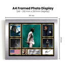 Rappers Kendrick Lamar Framed Autographed Print - Limited Edition Autograph Fan Gift – Collectible Memorabilia Merchandise