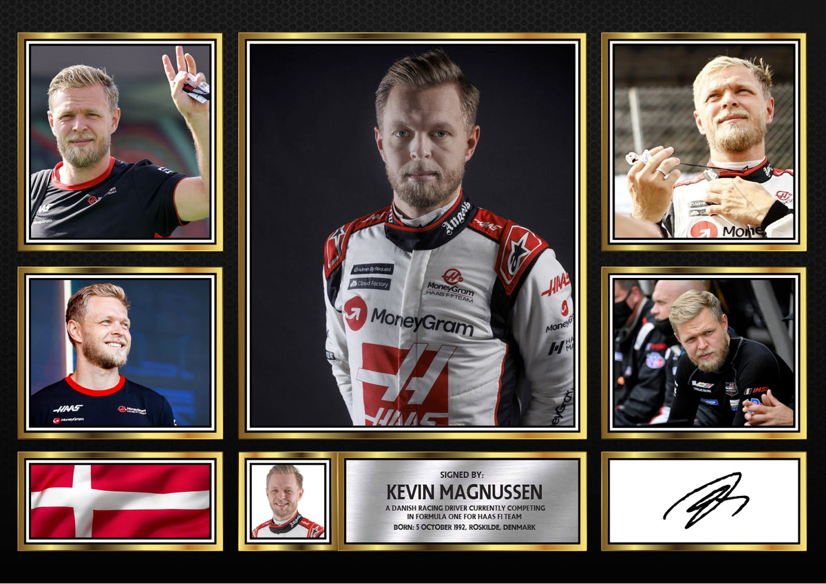 Kevin Magnussen Motorsport Driver Printed Signature Gift Poster Print Artwork Display – Kevin Magnussen Motorsport Driver Printed Signature Gift Poster Print Artwork – A4 Poster
