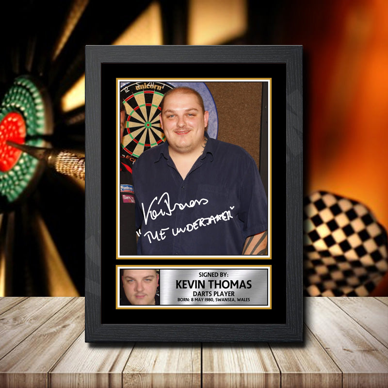 Kevin Thomas Printed Signature Darts Star Poster Print Framed Wall Art Gift – Kevin Thomas Printed Signature Darts Star Poster Print