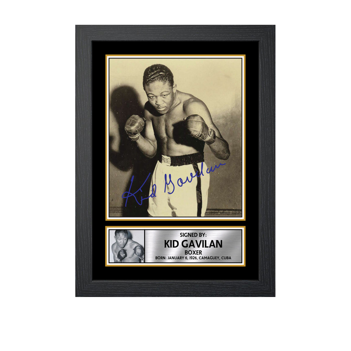 Kid GavilÂ n M738 Boxing Printed Signature Poster Print Gift