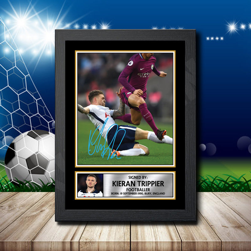 Kieran Trippier 3 Printed Signature Footballers Star Poster Print Framed Wall Art Gift – Kieran Trippier 3 Printed Signature Footballers Star Poster Print