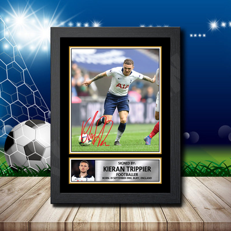 Kieran Trippier 4 Printed Signature Footballers Star Poster Print Framed Wall Art Gift – Kieran Trippier 4 Printed Signature Footballers Star Poster Print