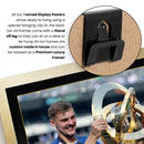 Kiernan Dewsbury-Hall Printed Signed Poster – Everton FC Trophy Celebration Wall Art with Jersey & Bio Plaque – Premier League Football Memorabilia for Fans & Collectors