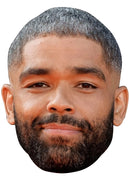 Kingsley Ben-Adir Celebrity Face Mask Fancy Dress Cardboard Costume Mask