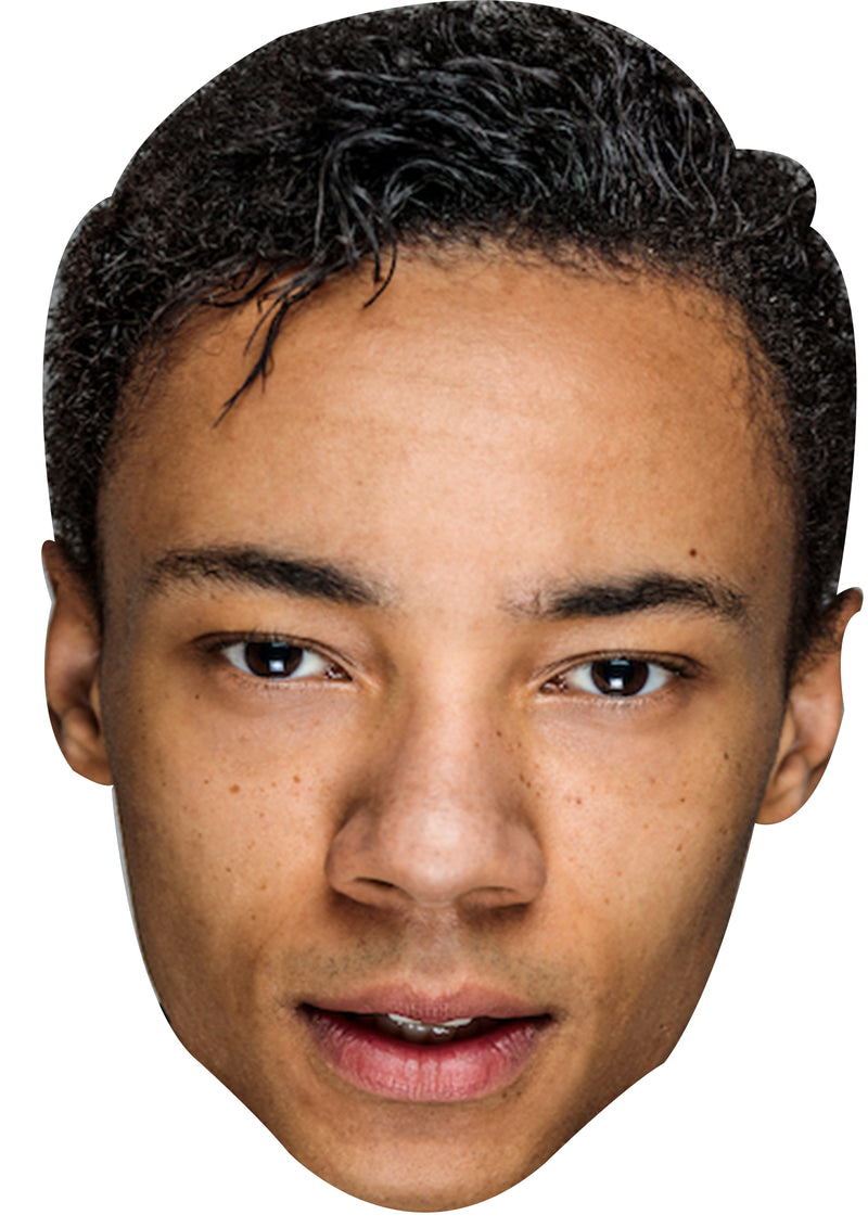 Kit Young - Shadow and Bone Celebrity Face Mask Fancy Dress Cardboard Costume Mask