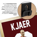 Simon Kjær Signed Poster Print – Denmark National Team Captain Tribute Wall Art with Signature & Jersey Number 3 – Defensive Leader Memorabilia for Football Fans & Collectors