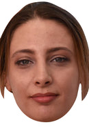 Klara Mucci Celebrity Face Mask Fancy Dress Cardboard Costume Mask