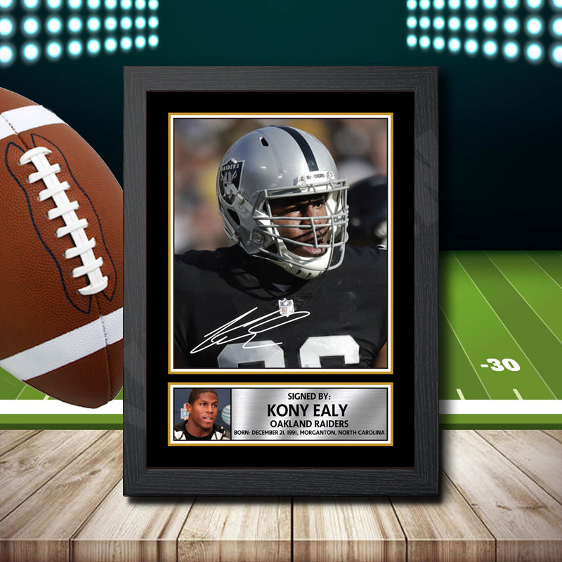 Kony Ealy – Printed Signature NFL Star Print – Kony Ealy