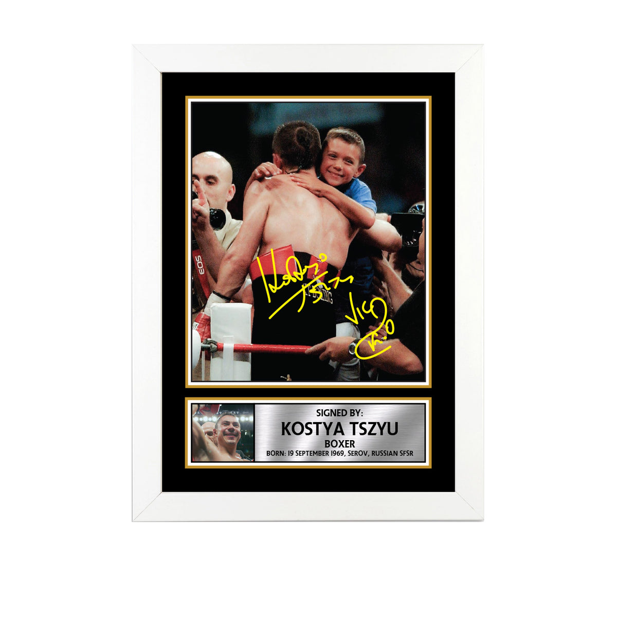 Kostya Tszyu M740 Boxing Printed Signature Poster Print Gift