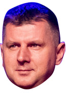 Krzysztof Ratajski - Darts Face Mask Fancy Dress Cardboard Costume Mask