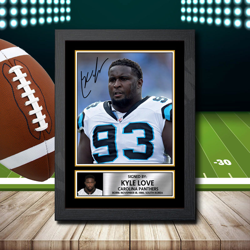 Kyle Love 1 – Printed Signature NFL Star Print – Kyle Love 1