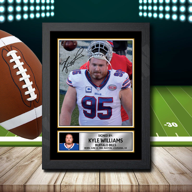 Kyle Williams 1 – Printed Signature NFL Star Print – Kyle Williams 1