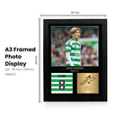 Kyogo Furuhashi Signed Poster Print – Celtic FC Tribute Wall Art with Signature & Jersey Number – Japan Forward Memorabilia for SPFL Fans & Collectors