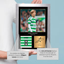 Kyogo Furuhashi Signed Poster Print – Celtic FC Tribute Wall Art with Signature & Jersey Number – Japan Forward Memorabilia for SPFL Fans & Collectors